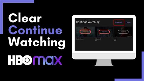 hbo max how to clear continue watching|How to Clear Your Continue Watching List on HBO Max